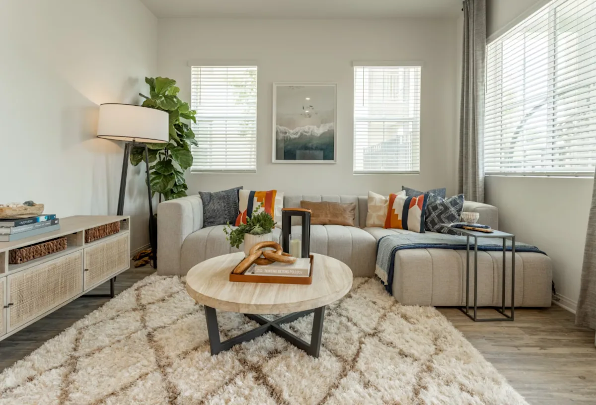 Living room with couch 