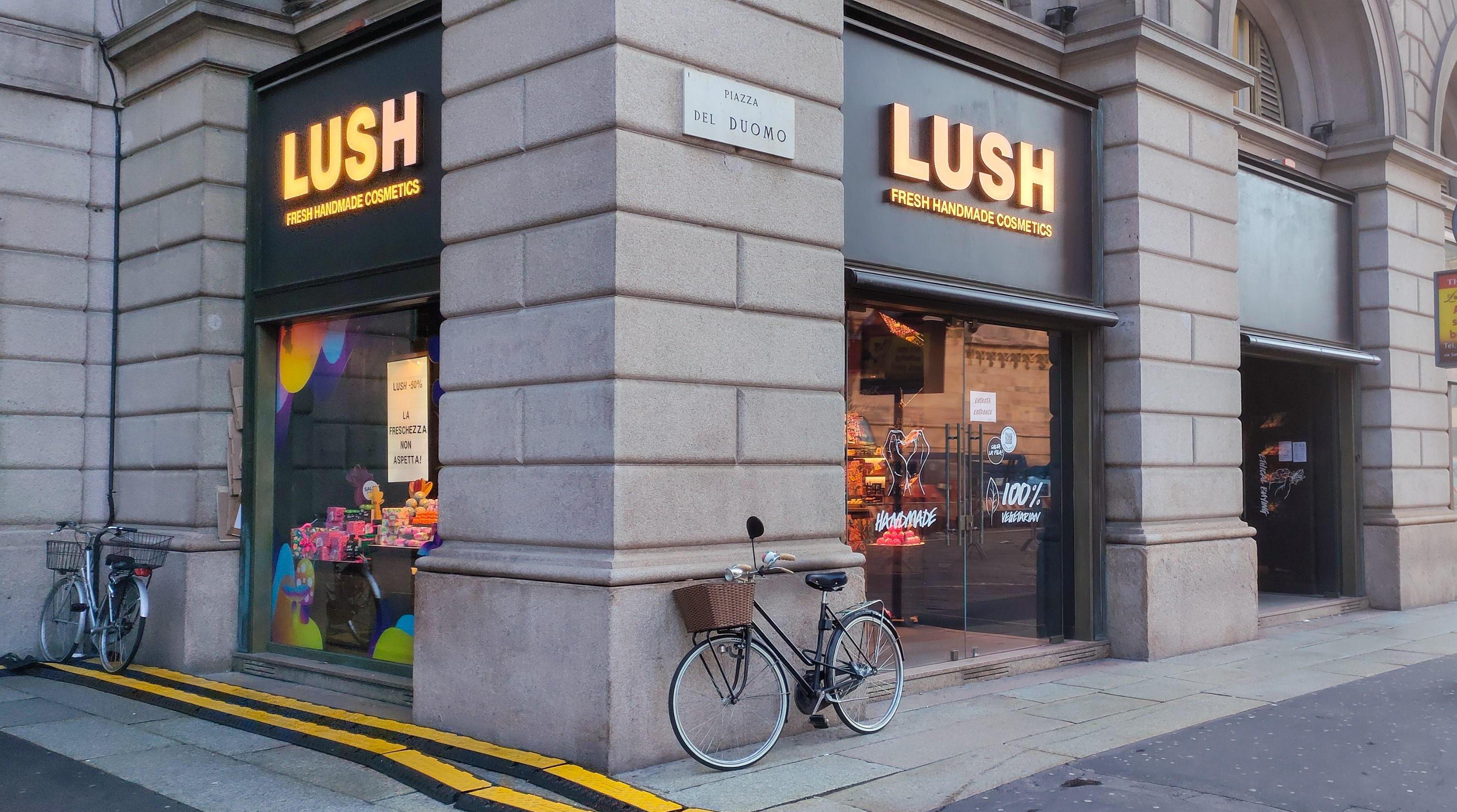 Images LUSH Cosmetics Milano Duomo