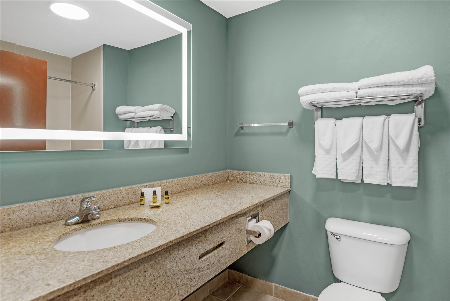 1 King Bed w/ Sofabed