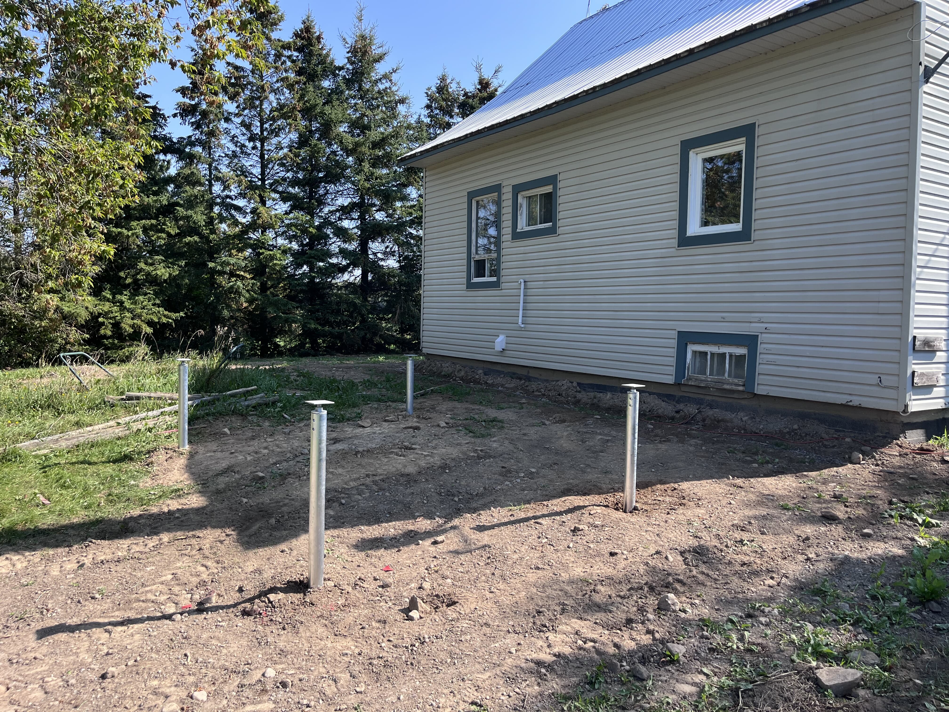 Images Pieux vissés Éco Pieux Bas St-Laurent