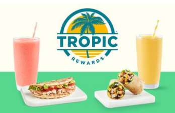 Image of Tropic Rewards® at Tropical Smoothie Cafe.