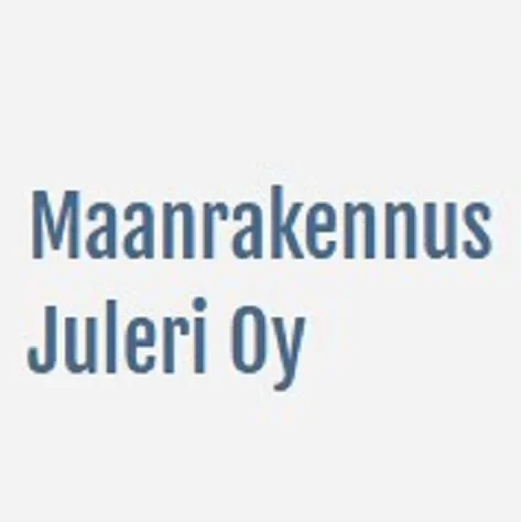 Maanrakennus Juleri Oy Logo