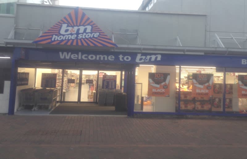 The new B&M Ipswich - Eastgate Shopping Centre on opening day.