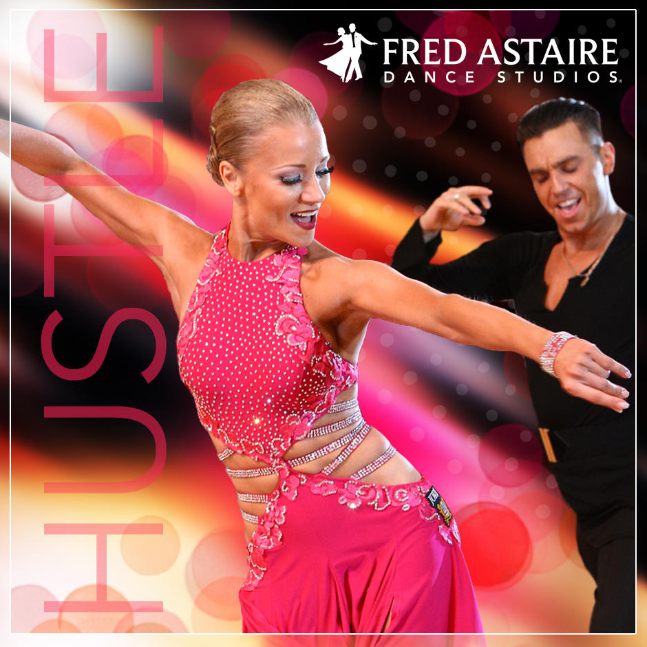 Hustle Dance Lessons at the Fred Astaire Dance Studios - Warwick! Call today to get started! 401-427-2494