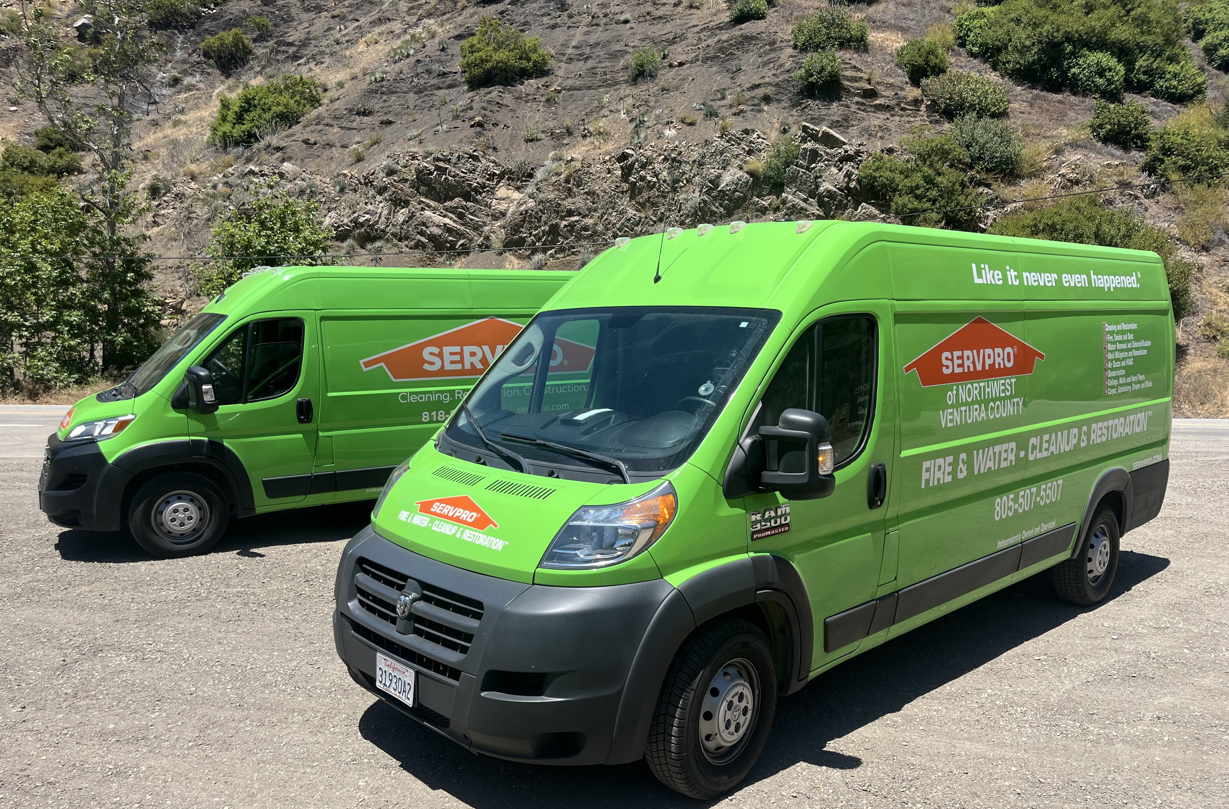 Servpro Vehicles