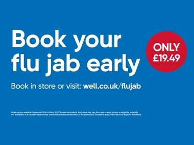 Book your flu jab early