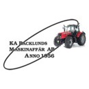 Backlunds Maskinaffär AB, K A Logo