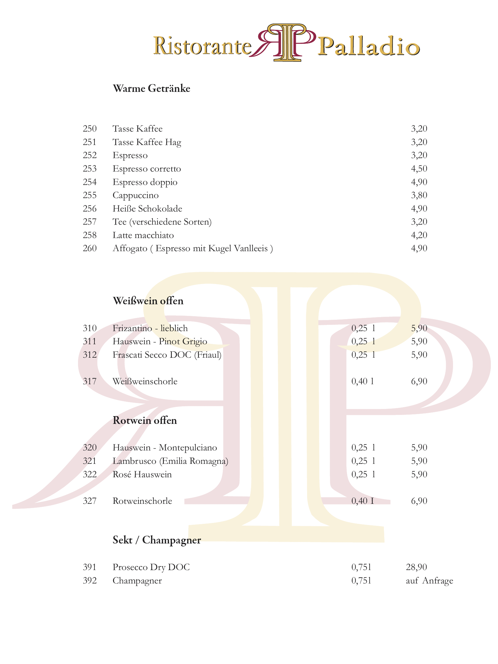 Bilder Ristorante Palladio