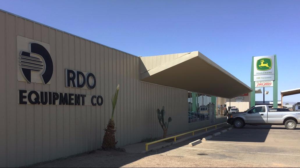 Store entrance of RDO Equipment Co. in Wellton, AZ