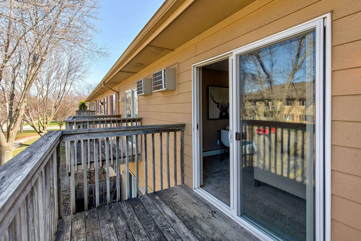 Private balcony