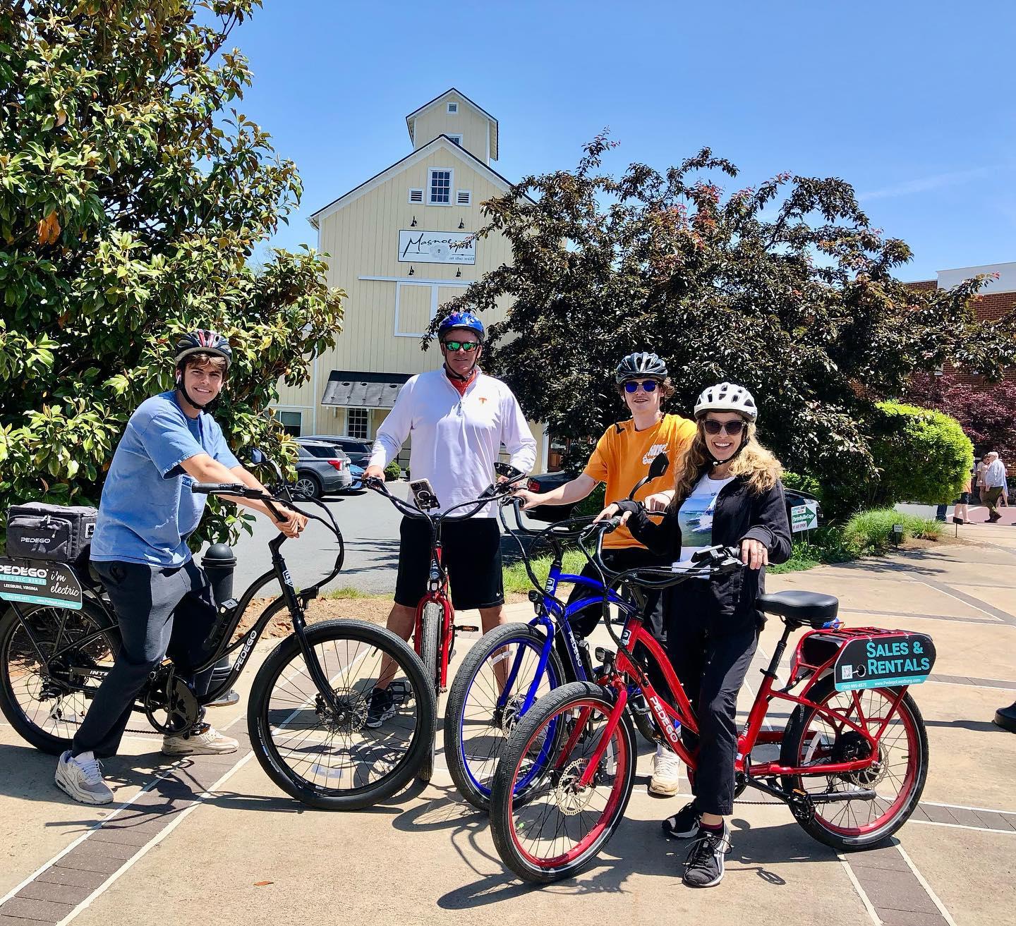 Pedego Leesburg E-Bike to Brunch at Magnolia's at the Mill Restaurant on the W&OD Bike Trail self guided tour