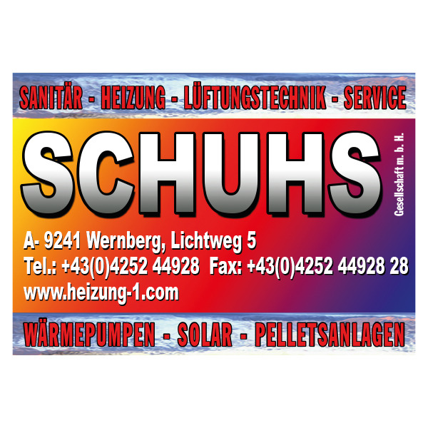 1a Installateur - Schuhs GesmbH 9241 Wernberg