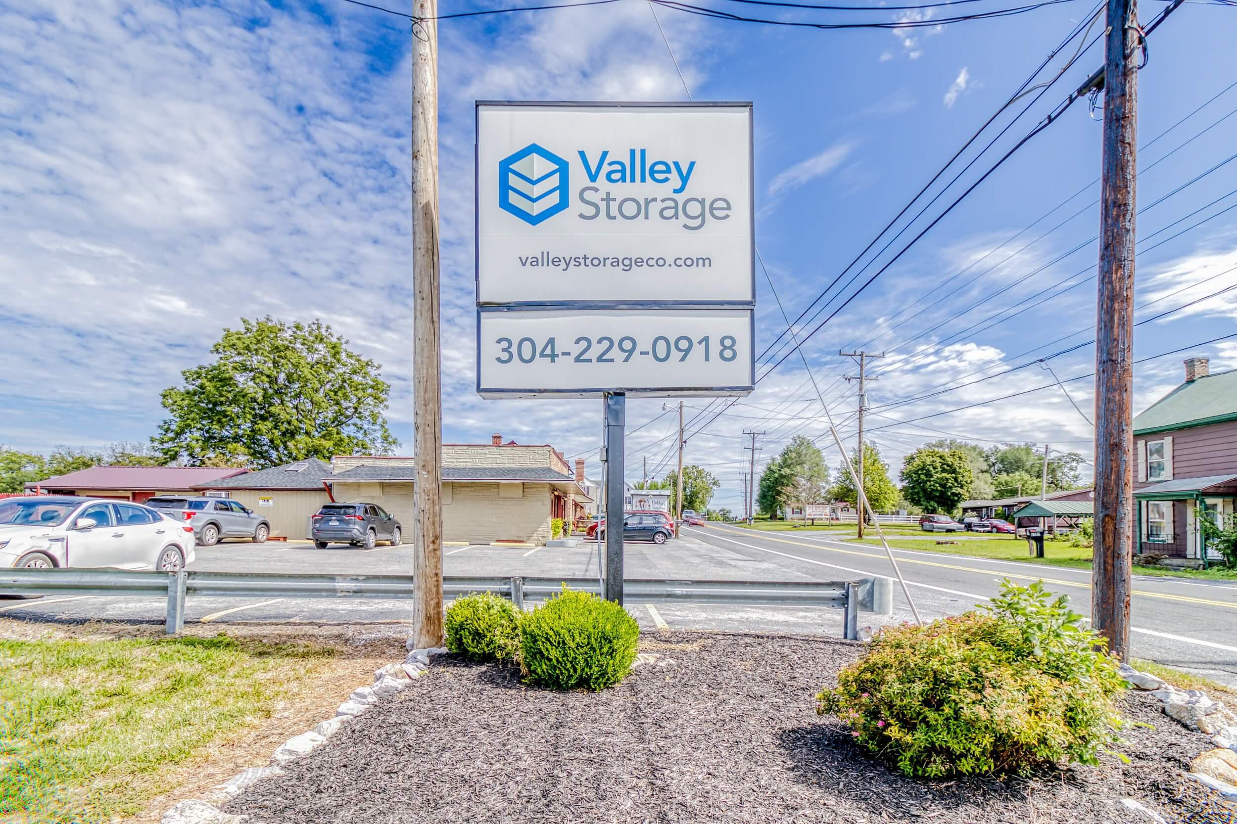 Valley Storage - Inwood - WV - Exterior Signage