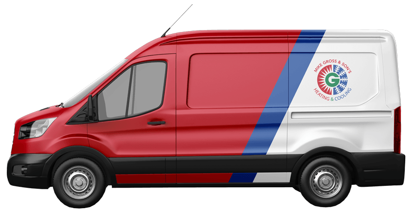 Service truck with company branding