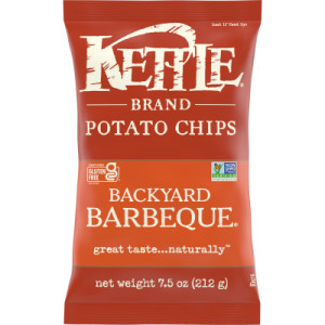 Kettle Brand Backyard Barbeque Kettle Potato Chips, Gluten-Free, Non-GMO, 7.5 oz Bag featured image