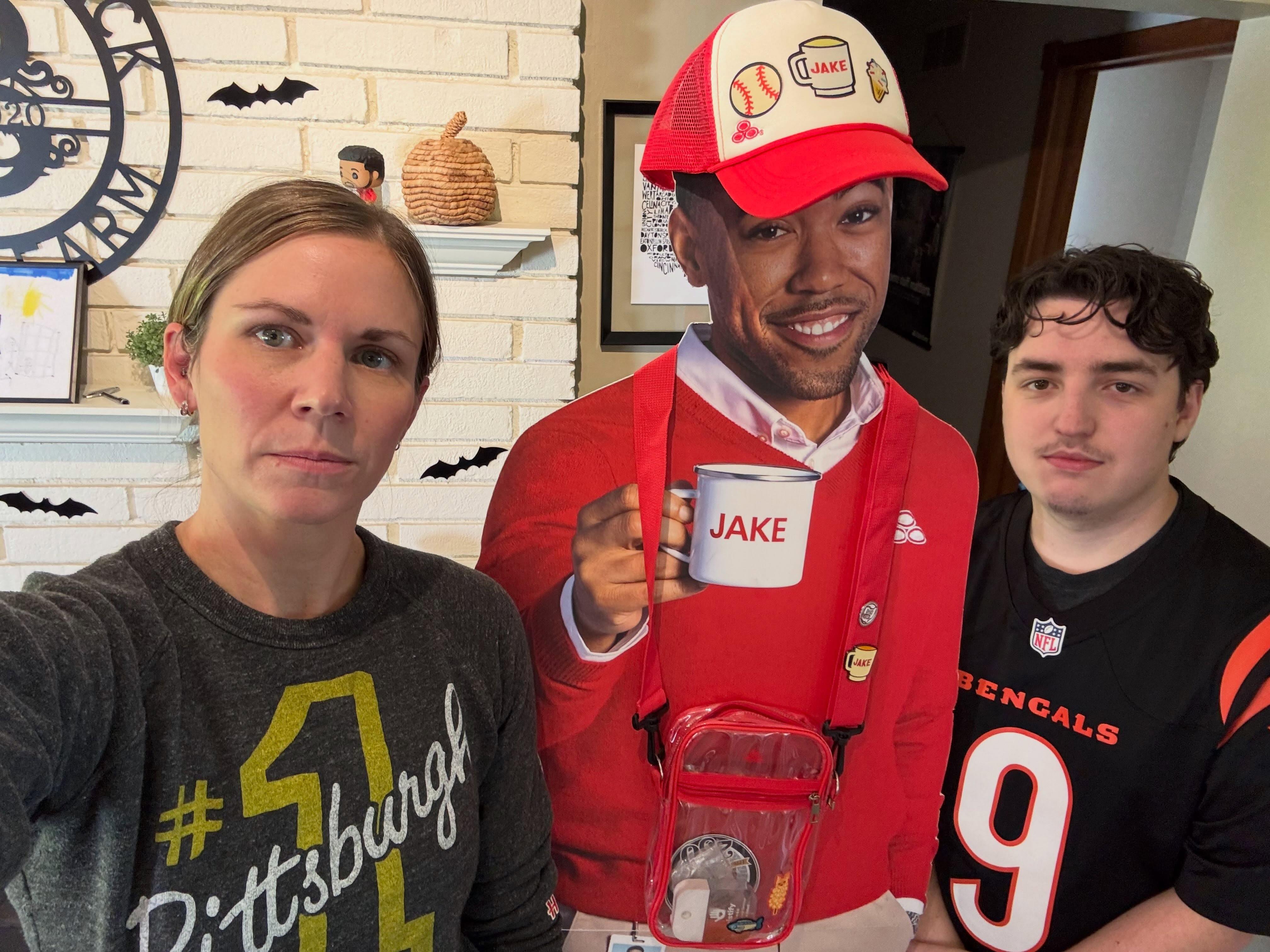 Game faces are on, and the competition is heating up! The winner gets to dress up Jake for the week, so there's plenty at stake. Who do you think will take home the victory? Stay tuned to find out!