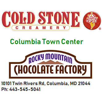 Cold Stone Creamery & Rocky Mountain Chocolate Factory - Columbia, MD 21044 - (443)545-5041 | ShowMeLocal.com