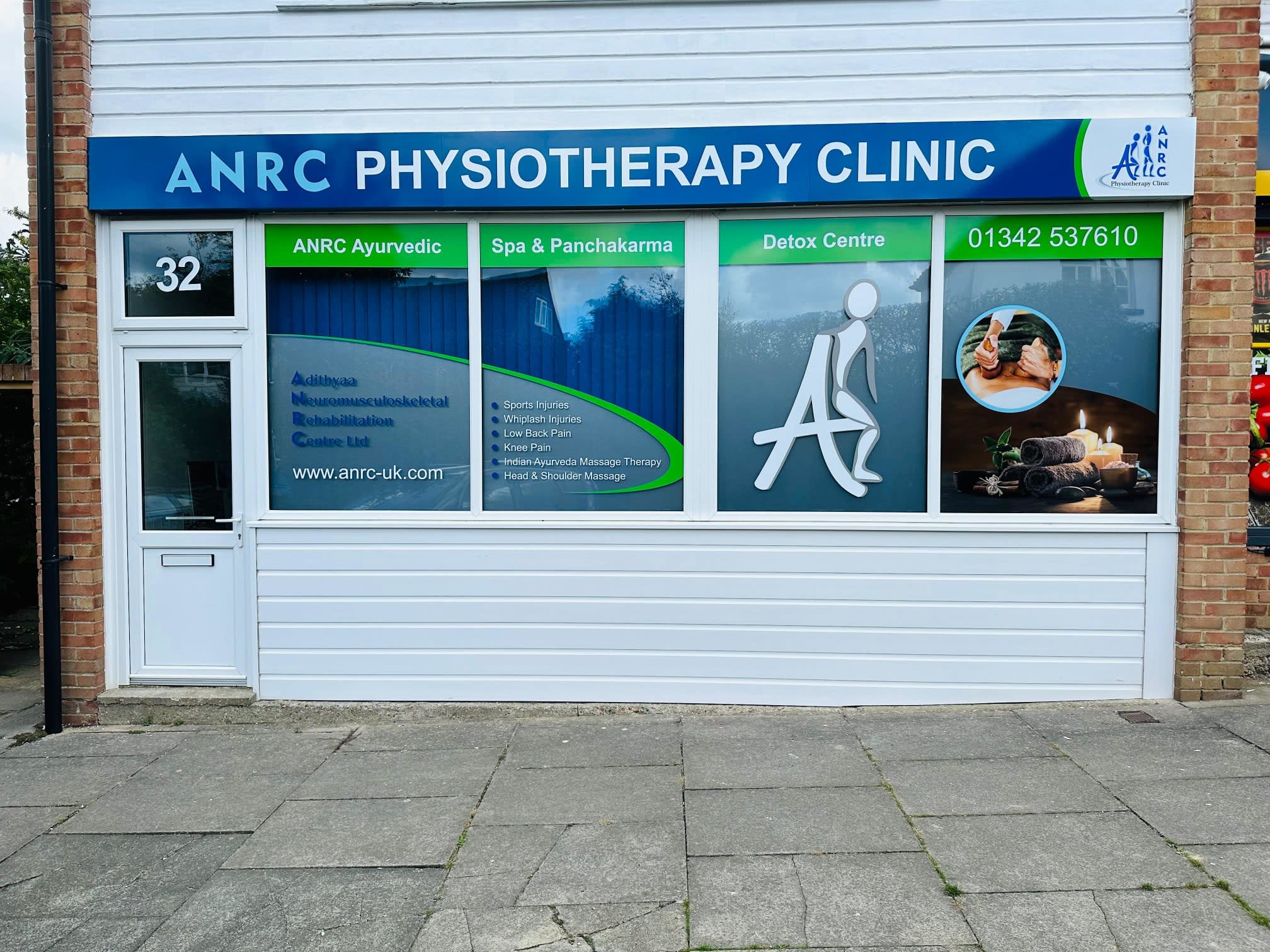 A N R C Physiotherapy Clinic East Grinstead 01342 537610