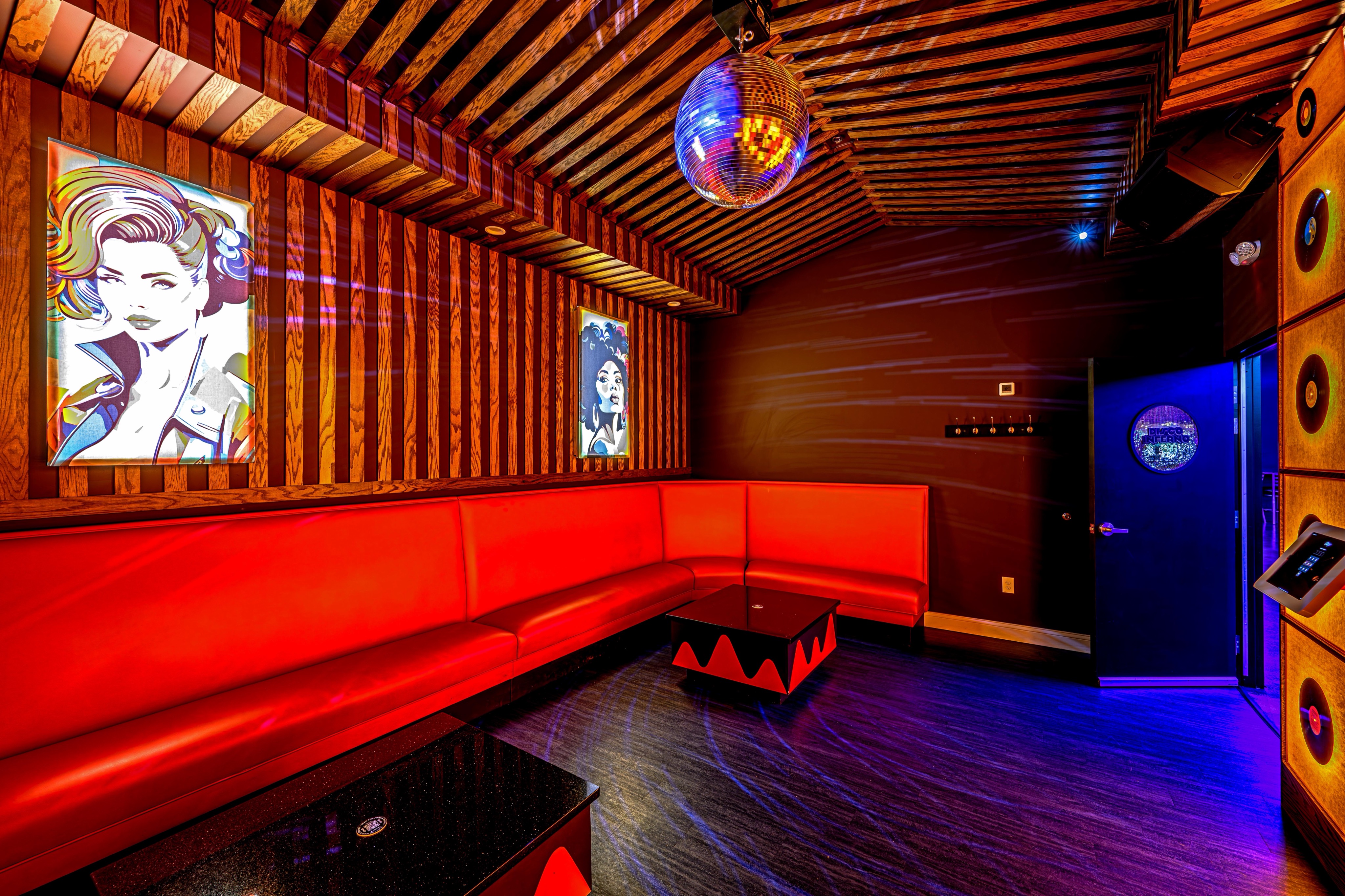 Private Karaoke Room Disco Inferno Room