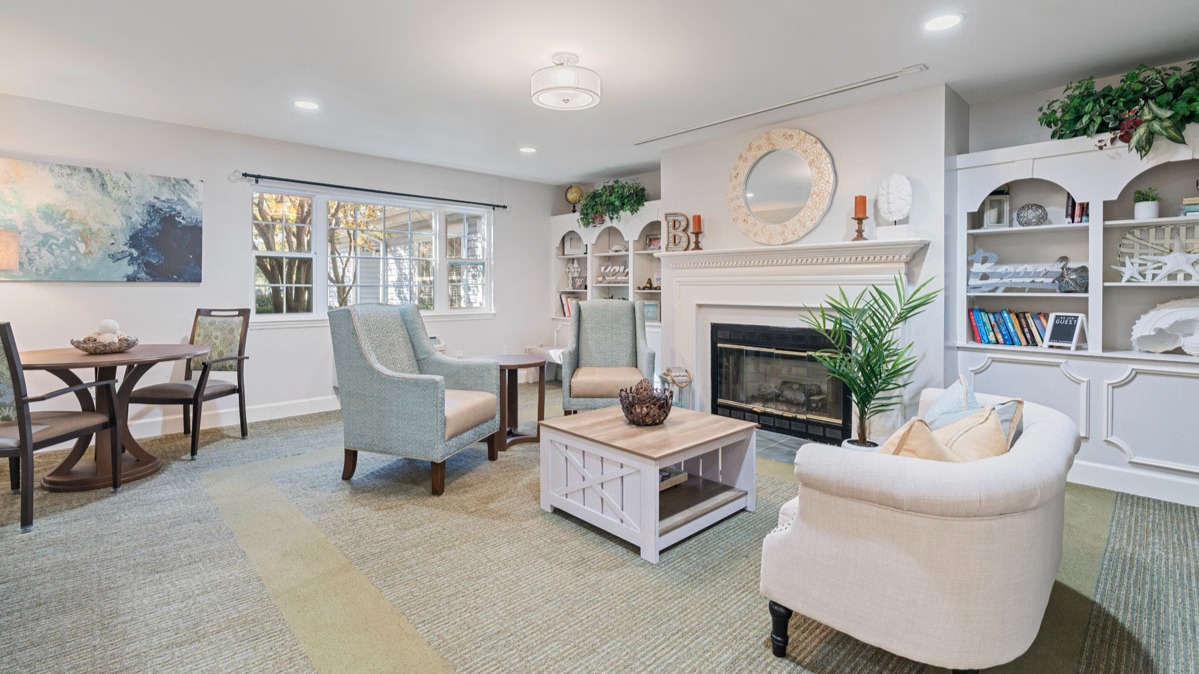 Brookdale Wilmington Community Living Room
