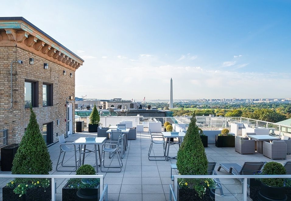 View from Rooftop Terrace at Woodward Building Apartments