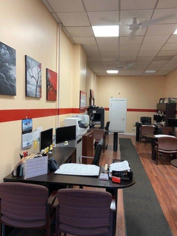 Interior of the Charles Brown State Farm office