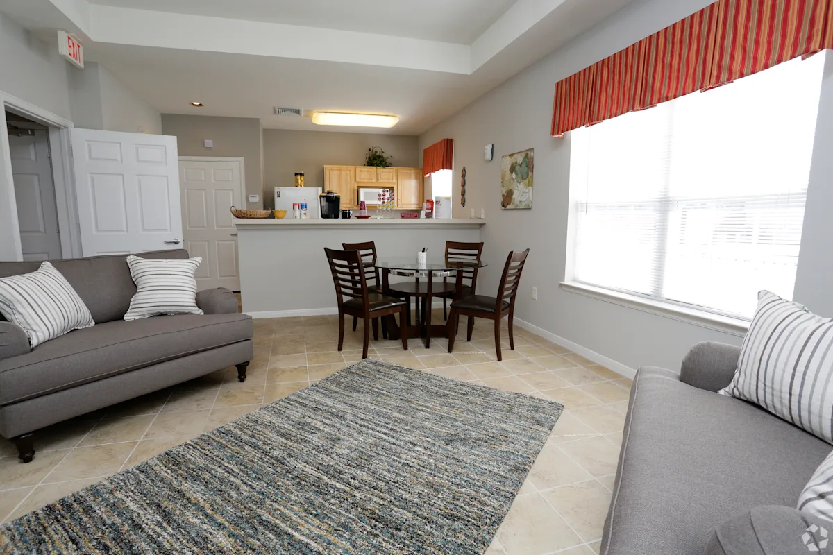 Living Room and Dining Area