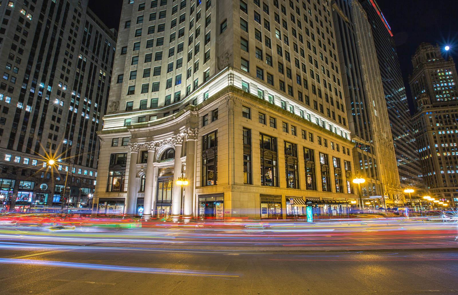 The exterior of Ocean Prime Chicago 
