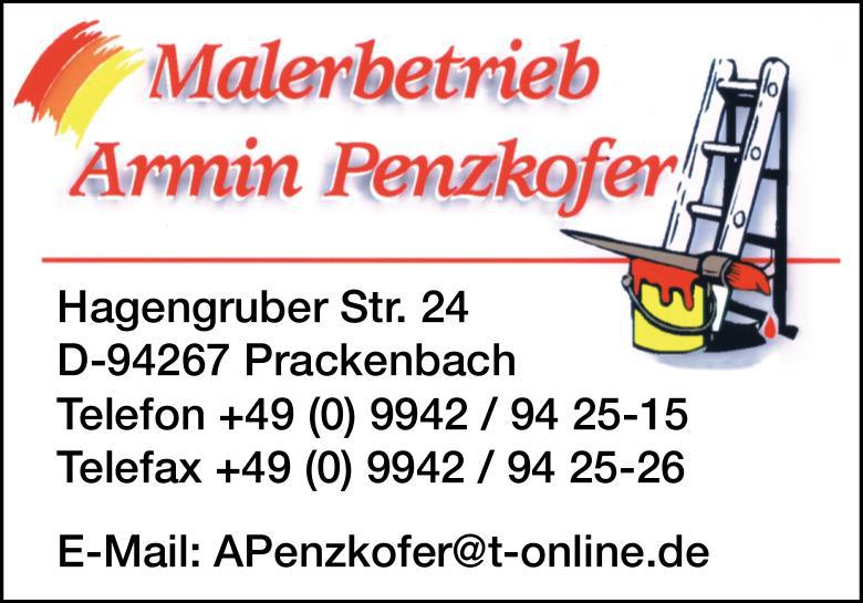 Malerbetrieb Armin Penzkofer, Hagengruber Str.  24 in Prackenbach