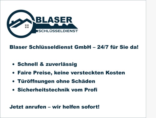 Bilder Blaser Schlüsseldienst GmbH