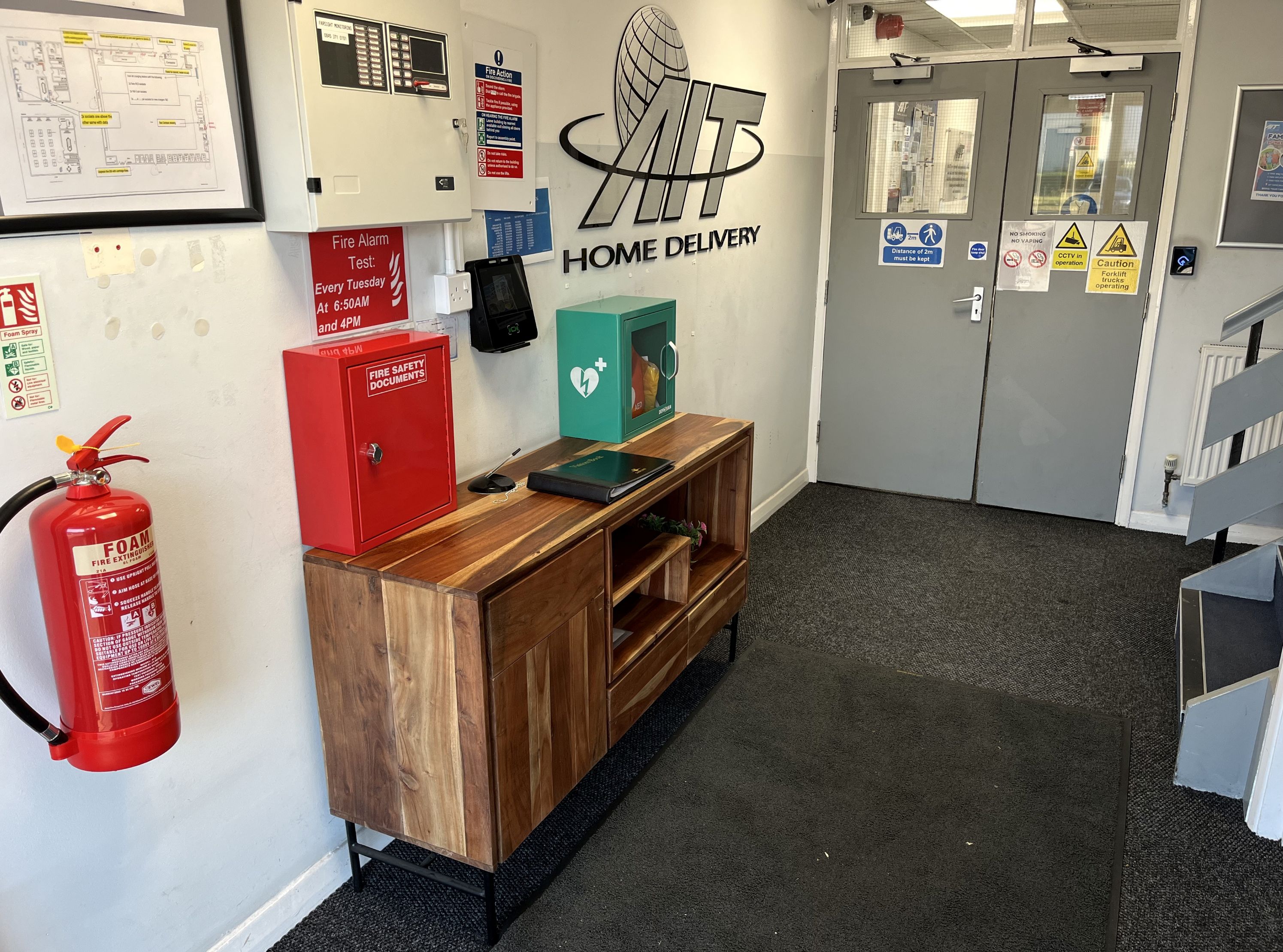 AIT Home Delivery - Brackmills Reception Area