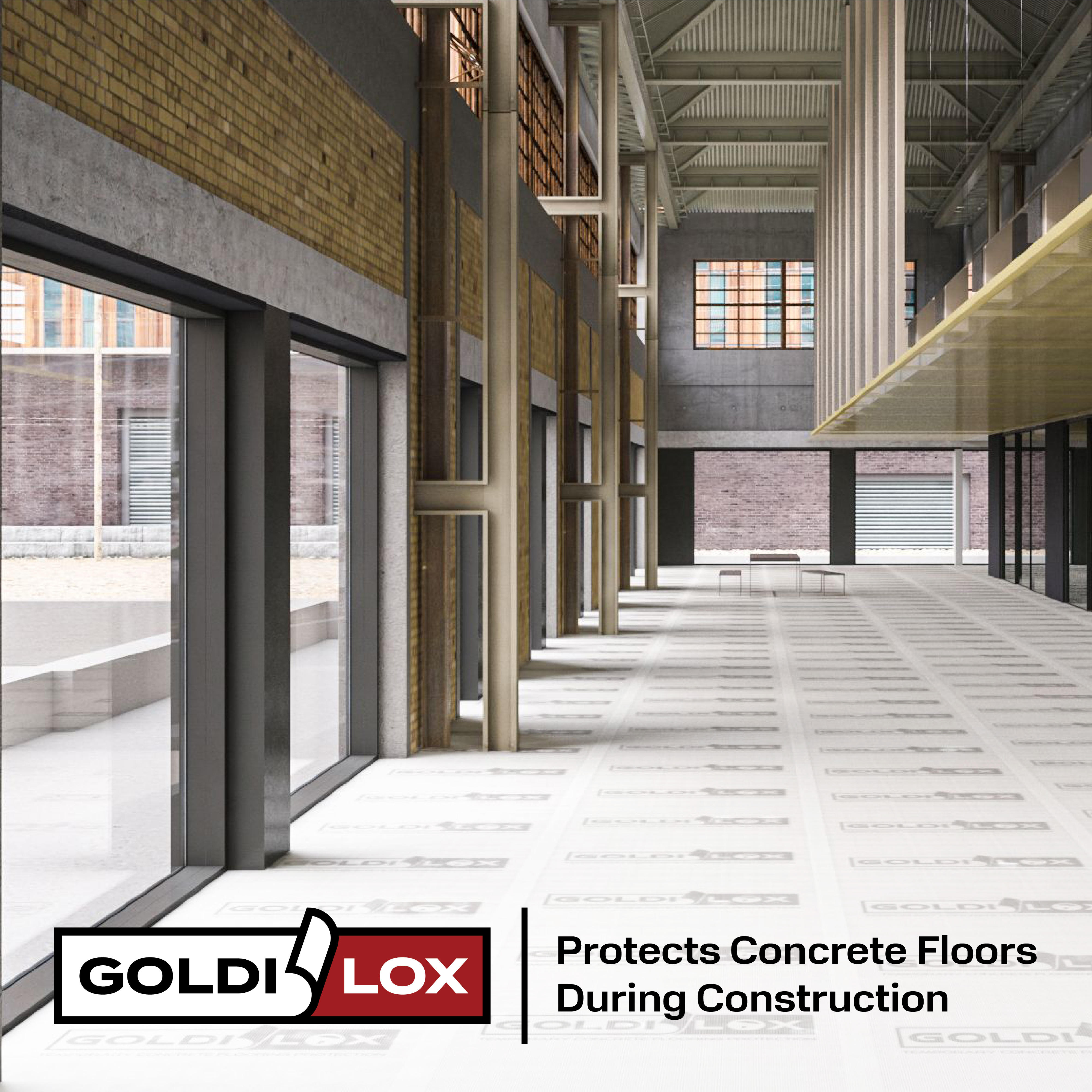 Goldilox Protects Concrete Floors During Construction
