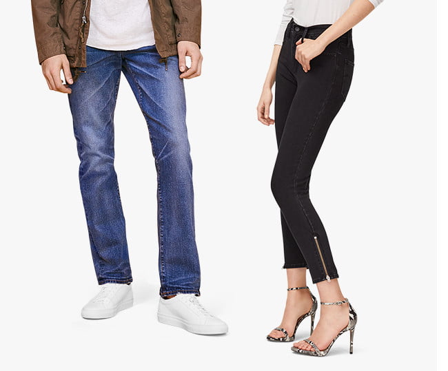Finding the perfect pair of jeans is easy when you take quality denim and adjust it to your measurements.