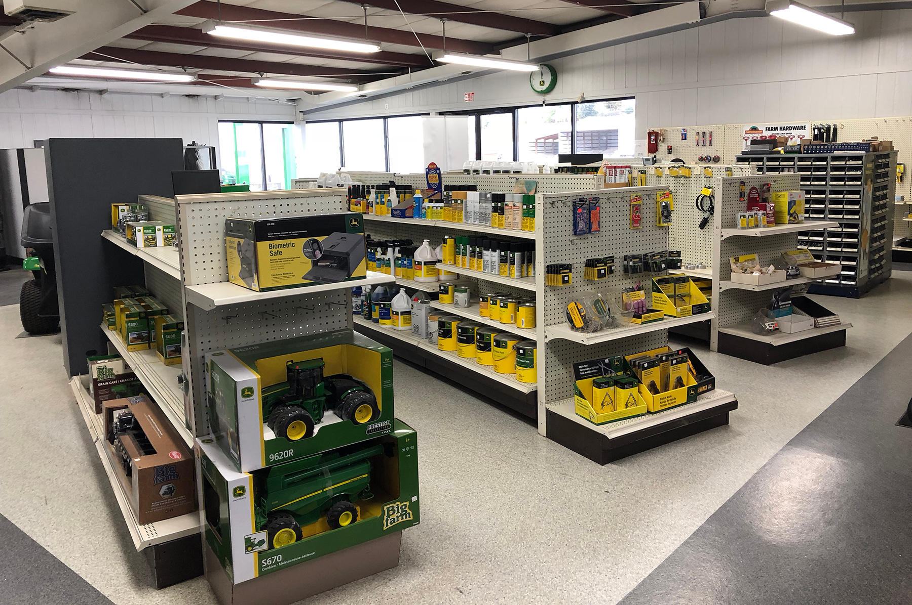 Parts Department and Toy Section at RDO Equipment Co. in Ritzville, WA