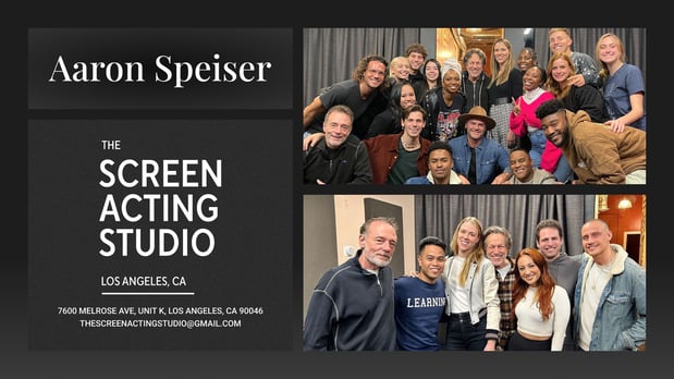 Images Aaron Speiser - The Screen Acting Studio