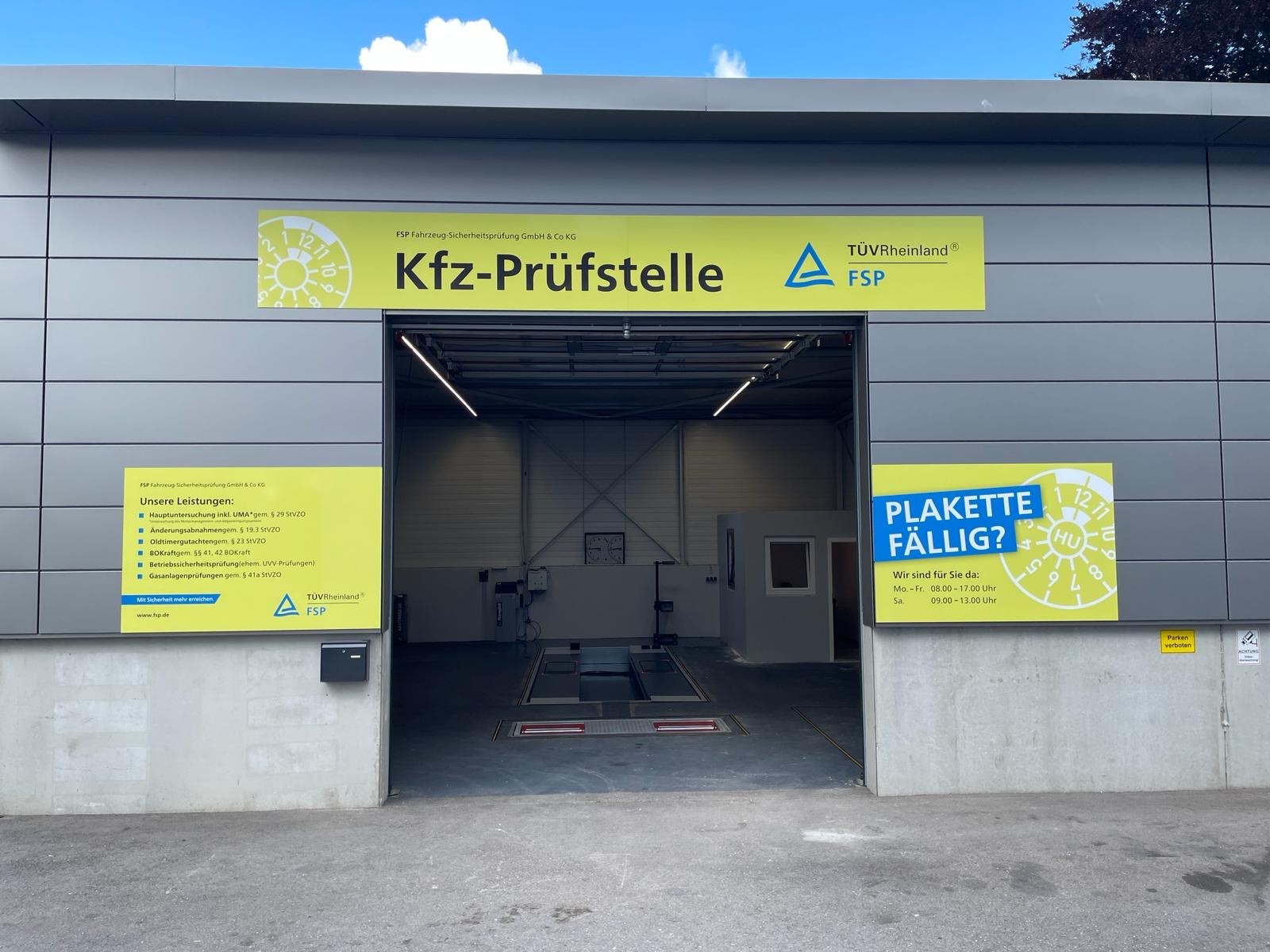 Kfz-Prüfstelle Kirchheim unter Teck FSP-Prüfstelle Partner des TÜV Rheinland in Kirchheim unter Teck - Logo