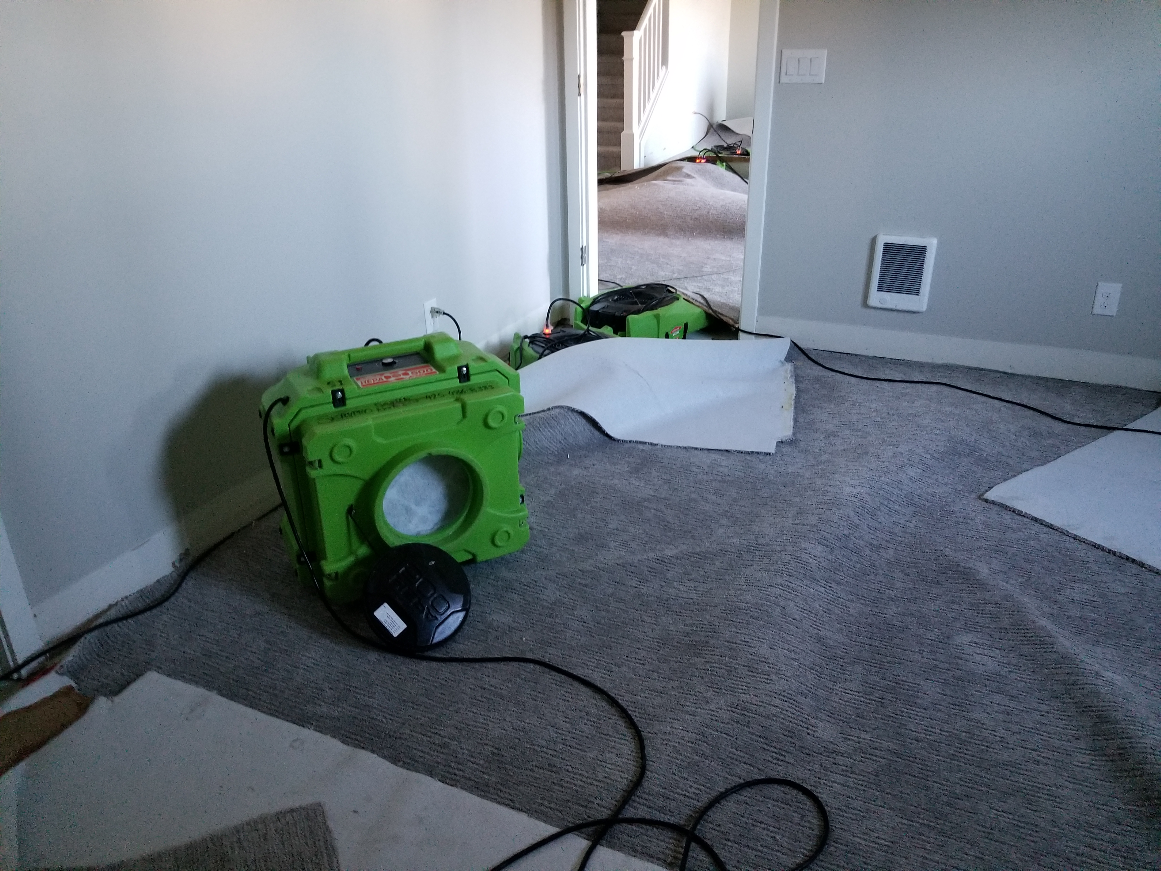 What is the water damage restoration process?