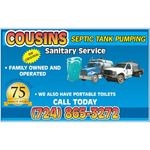 Cousins A-1 Sanitary Service Logo