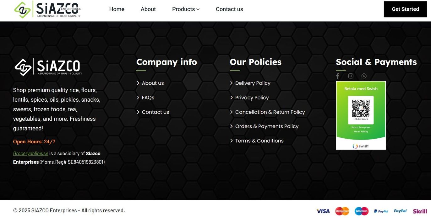 Images Grocery Online / Siazco