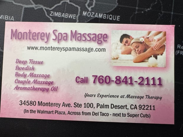 Images Monterey Spa Massage