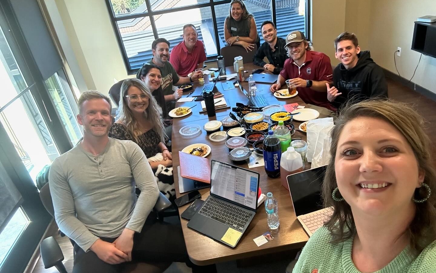 We were honored to be able to speak with @adamtaylorrealestate team and bring lunch.
This team has a drive to accomplish big things, the heart to serve their customers, and has so much fun while doing it!