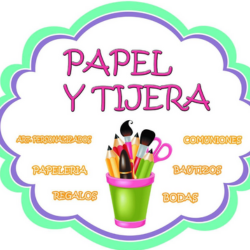 Papelería Librería PAPEL Y TIJERA Logo