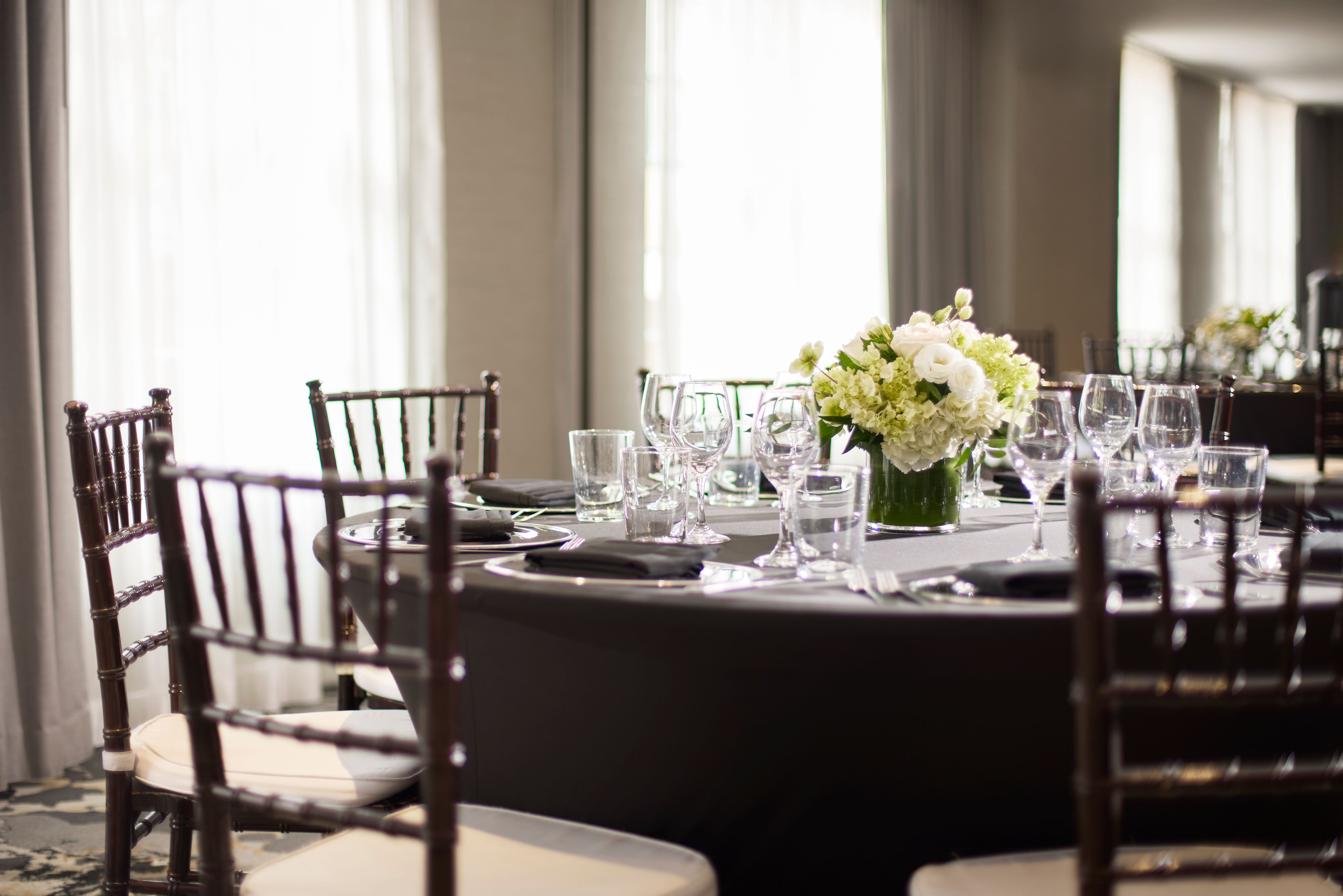 Archer Hotel Old Town Alexandria Liberty Room Social Event Table