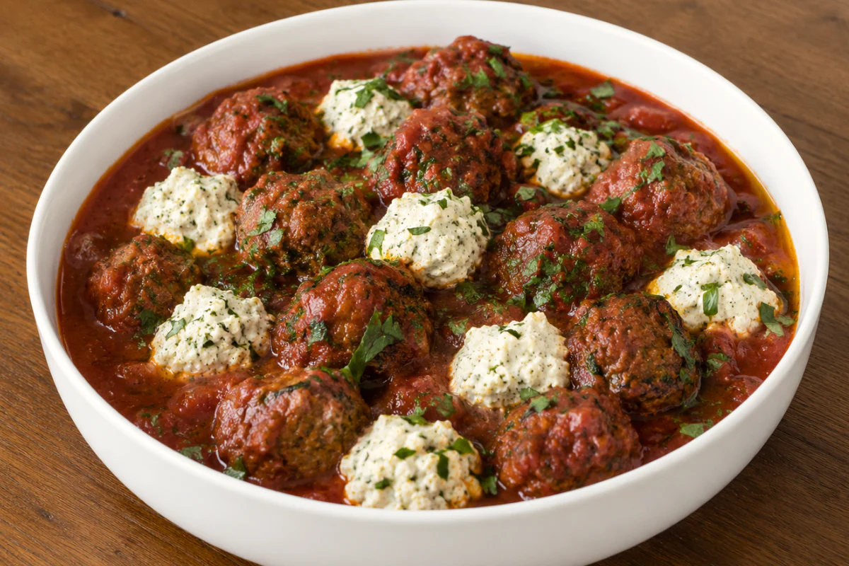 Meatballs & Ricotta - Half Pan - Sides