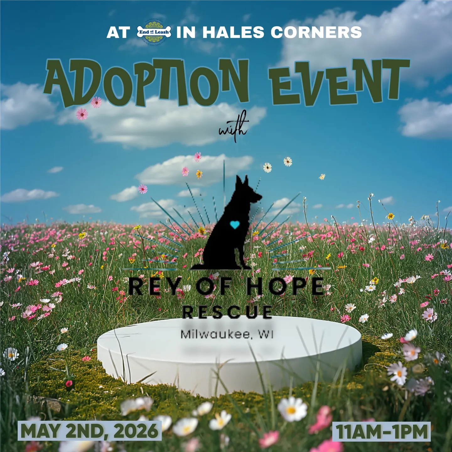 Image of Local Pet Event Adoption Event with Rey of Hope Nearby