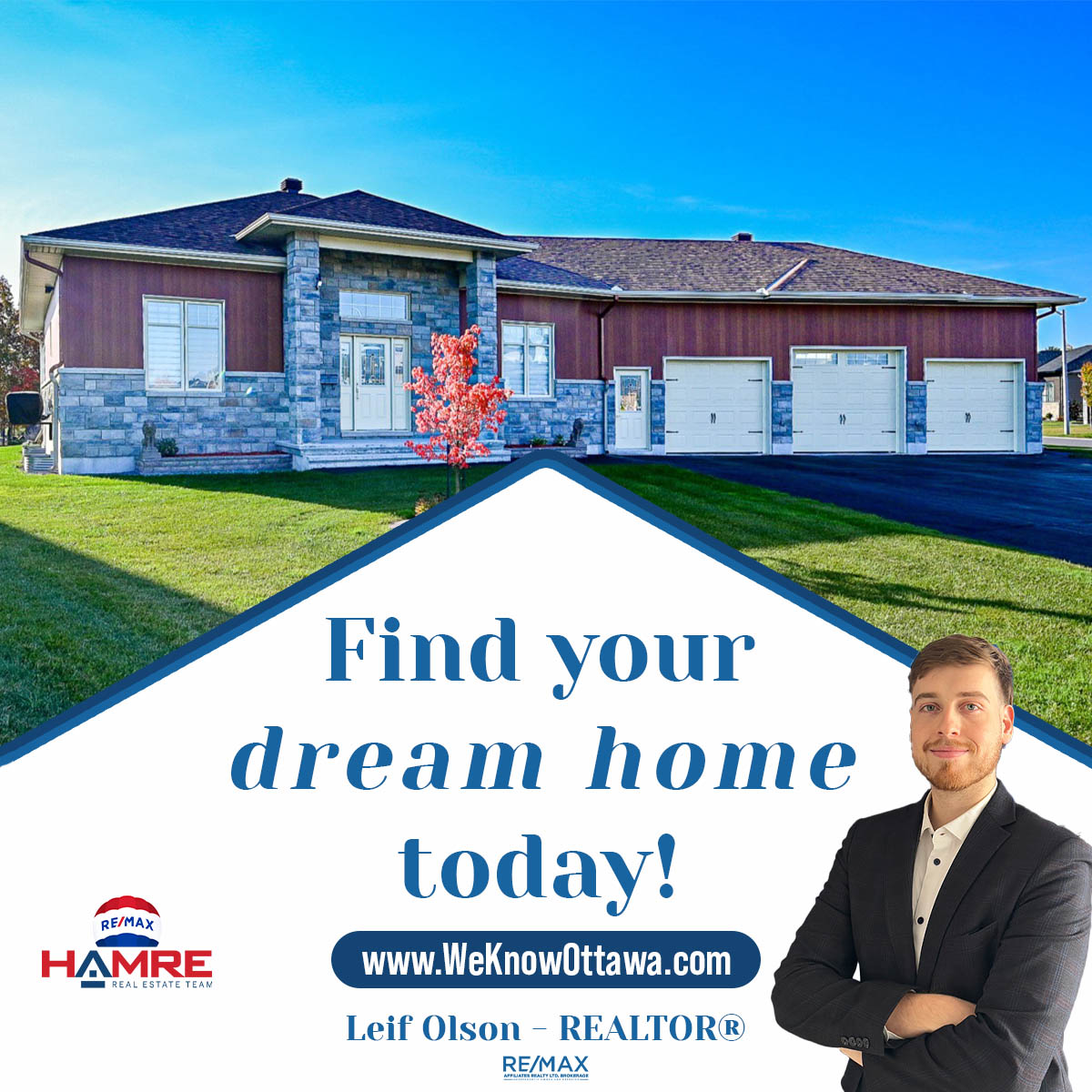Images Leif Olson - Ottawa Real Estate Agent - Hamre Team RE/MAX Affiliates