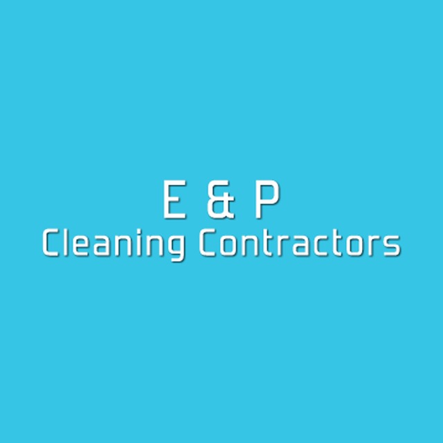 E & P Cleaning Contractors Logo
