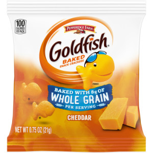 Pepperidge Farm® Goldfish® Baked with Whole Grain Cheddar Crackers, 0.75 oz. Bag featured image
