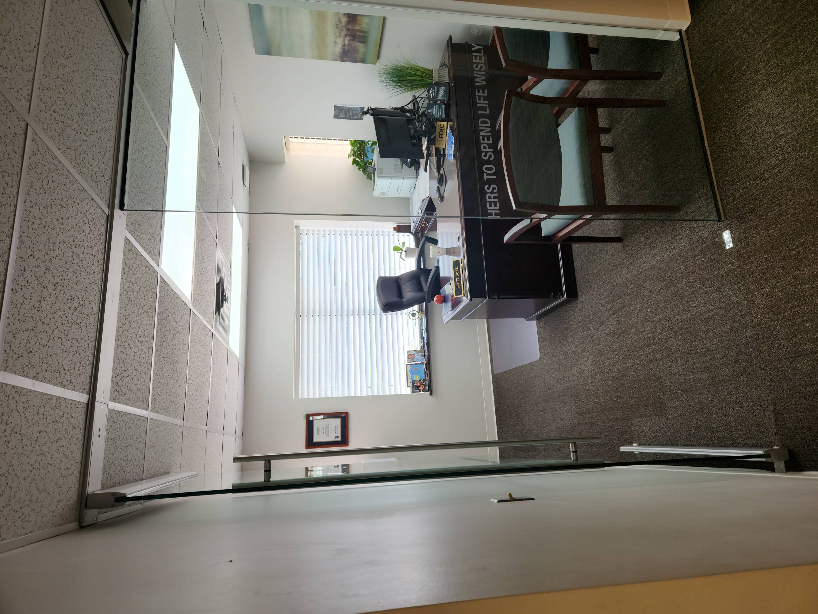 First United Bank - Purcell - interior office