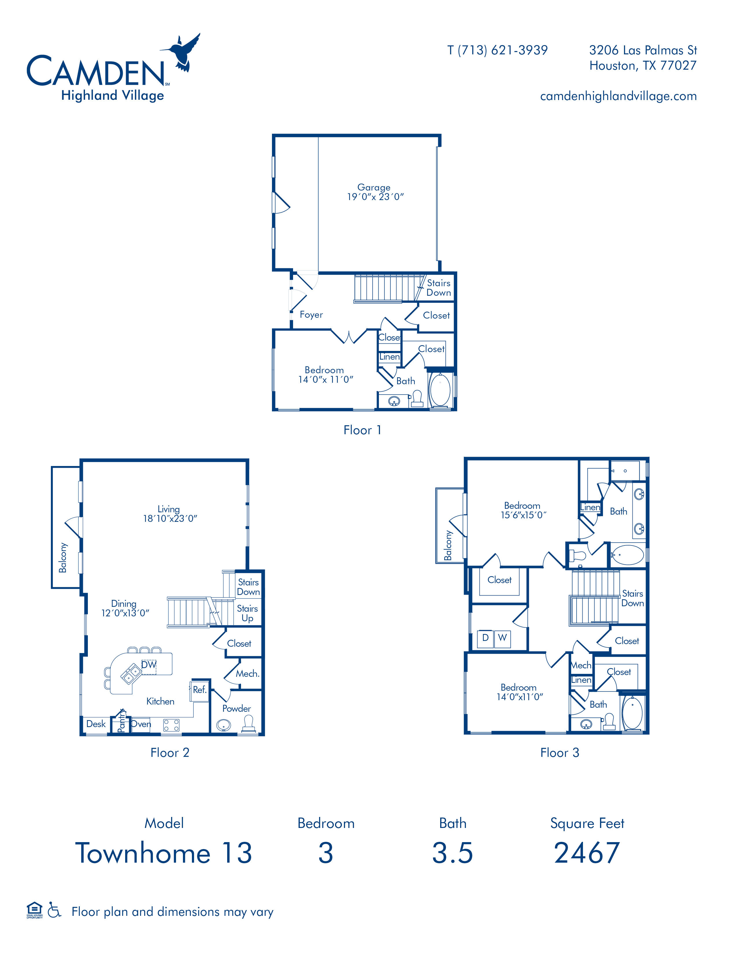 Camden Highland Village Apartments and Townhomes Photo